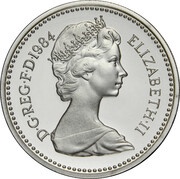 1 Pound - Elizabeth II Scottish Thistle; Silver Proof obverse image