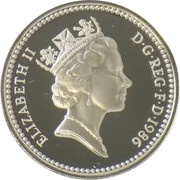 1 Pound - Elizabeth II Northern Irish Flax; Silver Piedfort obverse image
