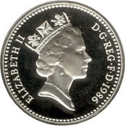 1 Pound - Elizabeth II Northern Irish Flax; Silver Proof obverse image