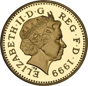 1 Pound - Elizabeth II 4th portrait; Scottish Lion obverse image