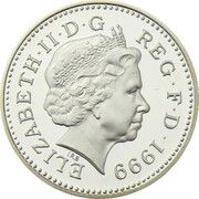 1 Pound - Elizabeth II Scottish Lion; Silver Proof obverse image