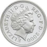 1 Pound - Elizabeth II Welsh Dragon; Silver Piedfort obverse image