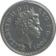 1 Pound - Elizabeth II Celtic Cross; Silver Proof obverse image