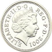 1 Pound - Elizabeth II Celtic Cross; Silver Piedfort obverse image