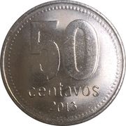 50 Centavos, Argentina, 2013 reverse image