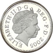 1 Pound - Elizabeth II Menai Bridge; Silver Piedfort obverse image
