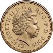 1 Pound - Elizabeth II Menai Bridge; Gold Proof obverse image