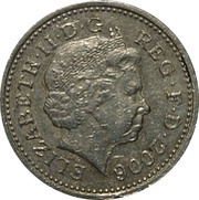 1 Pound - Elizabeth II 4th portrait; Egyptian Arch Bridge obverse image