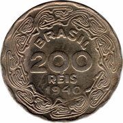 200 Réis, Brazil, 1938-1942 reverse image