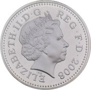 1 Pound - Elizabeth II Northern Irish Flax; Silver Proof obverse image