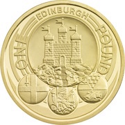 1 Pound - Elizabeth II 4th portrait; Edinburgh, United Kingdom, 2011 reverse image