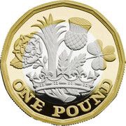 1 Pound - Elizabeth II Nations of the Crown; Silver Proof, United Kingdom, 2017-2022 reverse image