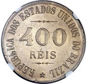 400 Réis Pattern obverse image
