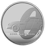 1 Pound - Elizabeth II James Bond - I; Silver Proof, United Kingdom, 2020 reverse image