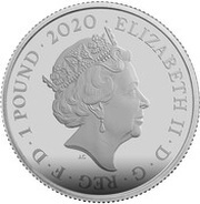 1 Pound - Elizabeth II James Bond - II; Silver Proof obverse image