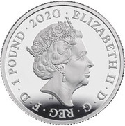1 Pound - Elizabeth II James Bond - III; Silver Proof obverse image