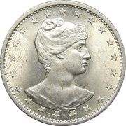 400 Réis Liberty, Brazil, 1901 reverse image