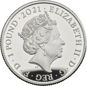 1 Pound - Elizabeth II Mr Happy; Silver Proof obverse image