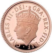 1 Sovereign - Charles III Coronation obverse image