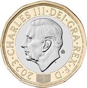 1 Pound - Charles III Bees obverse image