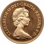 2 Sovereigns - Elizabeth II 2nd portrait obverse image