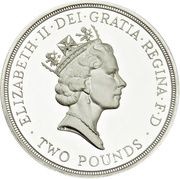 2 Pounds - Elizabeth II Commonwealth Games; Silver obverse image