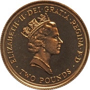 2 Pounds - Elizabeth II Commonwealth Games; Gold Proof obverse image