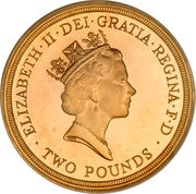 2 Pounds - Elizabeth II World War II; Gold Proof obverse image