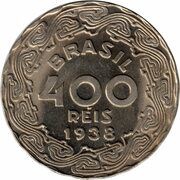 400 Réis, Brazil, 1938-1942 reverse image