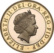 2 Pounds - Elizabeth II 4th portrait; Technology obverse image