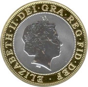 2 Pounds - Elizabeth II Marconi Telegraph; Reverse Frosted Silver Proof obverse image