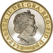 2 Pounds - Elizabeth II Games in Wales; Silver Proof obverse image