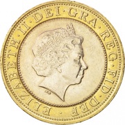 2 Pounds - Elizabeth II 4th portrait; Gunpowder Plot obverse image