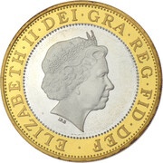 2 Pounds - Elizabeth II Gunpowder Plot; Silver Proof obverse image