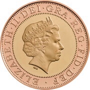 2 Pounds - Elizabeth II St. Paul's Cathedral; Gold Proof obverse image