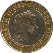 2 Pounds - Elizabeth II 4th portrait; Isambard K. Brunel obverse image
