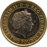 2 Pounds - Elizabeth II 4th portrait; Abolition of Slave Trade obverse image