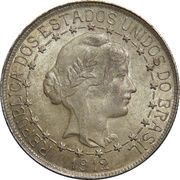500 Réis dashes between stars obverse image