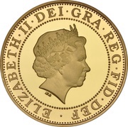 2 Pounds - Elizabeth II Act of Union; Gold Proof obverse image