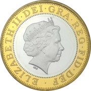 2 Pounds - Elizabeth II London Olympic Centenary; Silver Proof obverse image