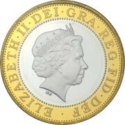 2 Pounds - Elizabeth II London Olympic Centenary; Silver Piedfort obverse image