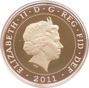 2 Pounds - Elizabeth II Mary Rose; Gold Proof obverse image