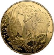 2 Sovereigns - Elizabeth II Diamond Jubilee, United Kingdom, 2012 reverse image