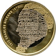 2 Pounds - Elizabeth II 4th portrait; Charles Dickens, United Kingdom, 2012 reverse image