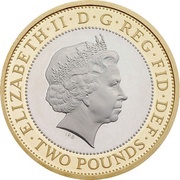 2 Pounds - Elizabeth II 4th portrait; World War I obverse image