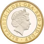 2 Pounds - Elizabeth II 4th portrait; Trinity House obverse image