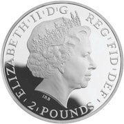 2 Pounds - Elizabeth II Year of the Sheep; Silver Proof obverse image