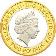 2 Pounds - Elizabeth II 4th portrait; Royal Navy, Silver Piedfort obverse image