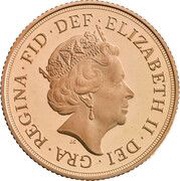 2 Sovereigns- Elizabeth II 5th portrait obverse image