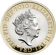 2 Pounds - Elizabeth II 5th portrait; Britannia obverse image